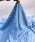 Baby Blue Minky Dot Fabric by the Yard, 60" Wide Ultra-Soft Plush Minky Fabric for Baby Blankets, Nursery Decor, Plush Toys & Sewing